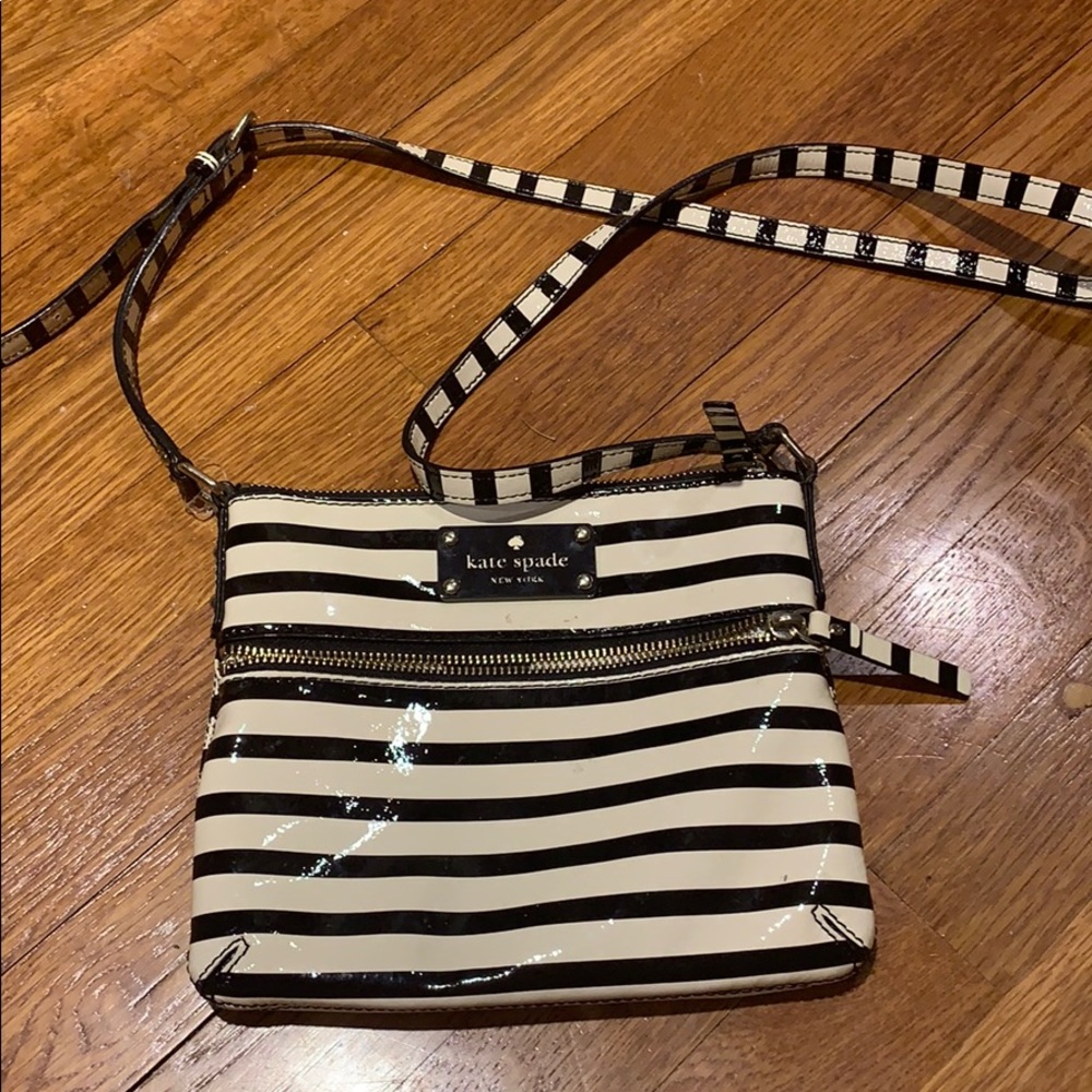 Kate spade stripped satchel!